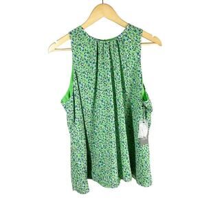 Vince Camuto Ditsy Floral Sleeveless Layering Base Business Casual Wear Size XL